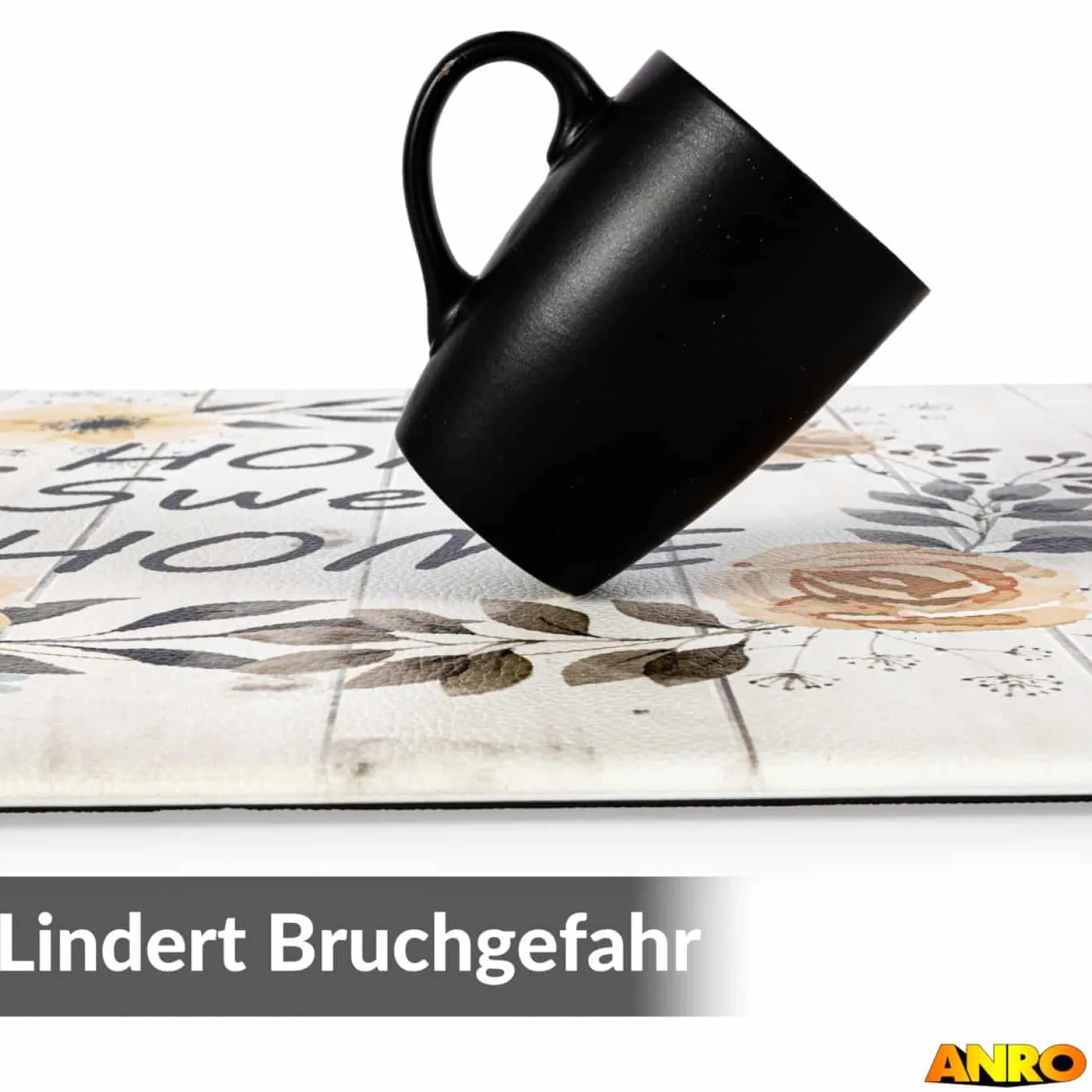Anti Ermüdungsmatte Stehmatte Arbeitsplatzmatte Bodenmatte Küchenläufer rutschfest Landhaus