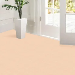 Antirutschmatte Bodenmatte selbsthaftend Teppich Bodenbelag in Meterware Creme