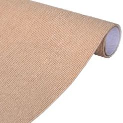 Antirutschmatte Bodenmatte selbsthaftend Teppich Bodenbelag in Meterware Hellbraun