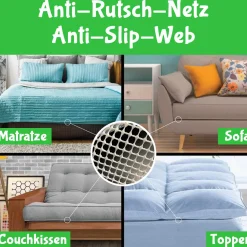 Antirutschmatte Teppich rutschfest Teppichstopper Teppichunterlage 4 Breiten