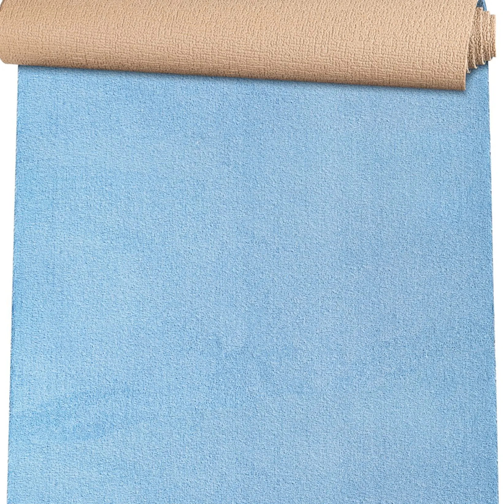 Badematte Badteppich Badezimmer Teppich Mikrofaser Hellblau