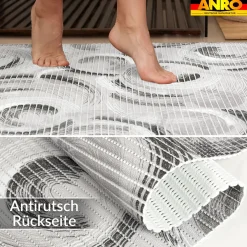 Badematte Weichschaummatte Badvorleger Duschvorleger rutschfest 65cm