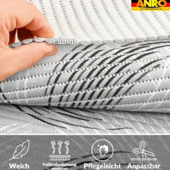 Badematte Weichschaummatte Badvorleger Duschvorleger rutschfest 65cm