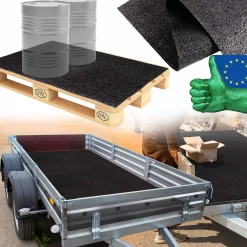 Bautenschutzmatte Bauschutzmatte Antivibrationsmatte 5mm Meterware 80/100cm