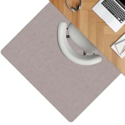 Bodenschutzmatte Bürostuhlunterlage Schreibtischstuhl Unterlage Teppich selbsthaftend NEMESIS Beige