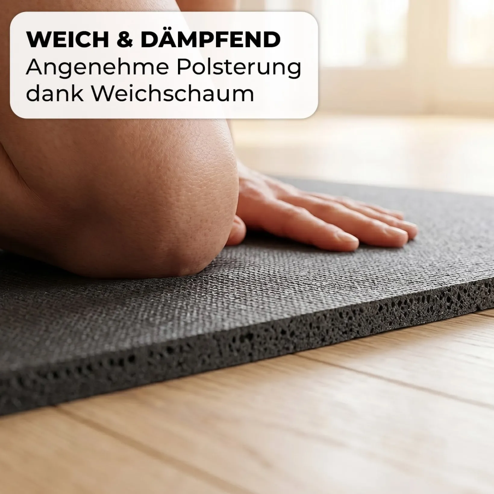 Bodenschutzmatte Gymnastikmatte Fitnessmatte Sportmatte für Fitnessgeräte