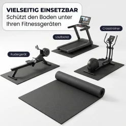 Bodenschutzmatte Gymnastikmatte Fitnessmatte Sportmatte für Fitnessgeräte