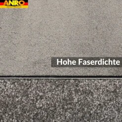 Fußmatte Schmutzfangmatte AMIGO Sauberlaufmatte Schmutzmatte mit Gummirand 8 Größen für innen & außen Grau