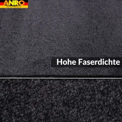 Fußmatte Schmutzfangmatte AMIGO Sauberlaufmatte Schmutzmatte mit Gummirand 8 Größen für innen & außen Blau