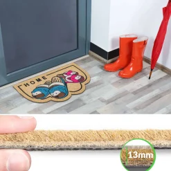 Fußmatte Schmutzfangmatte Türvorleger rutschfest Home D 40x70cm