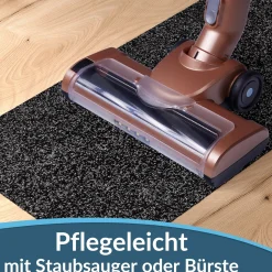 Fußmatte Schuhparkplatz Sauberlaufmatte Türmatte Schwarz in verschiedenen Breiten & Längen
