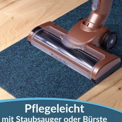 Fußmatte Schuhparkplatz Sauberlaufmatte Türmatte Blau in verschiedenen Breiten & Längen