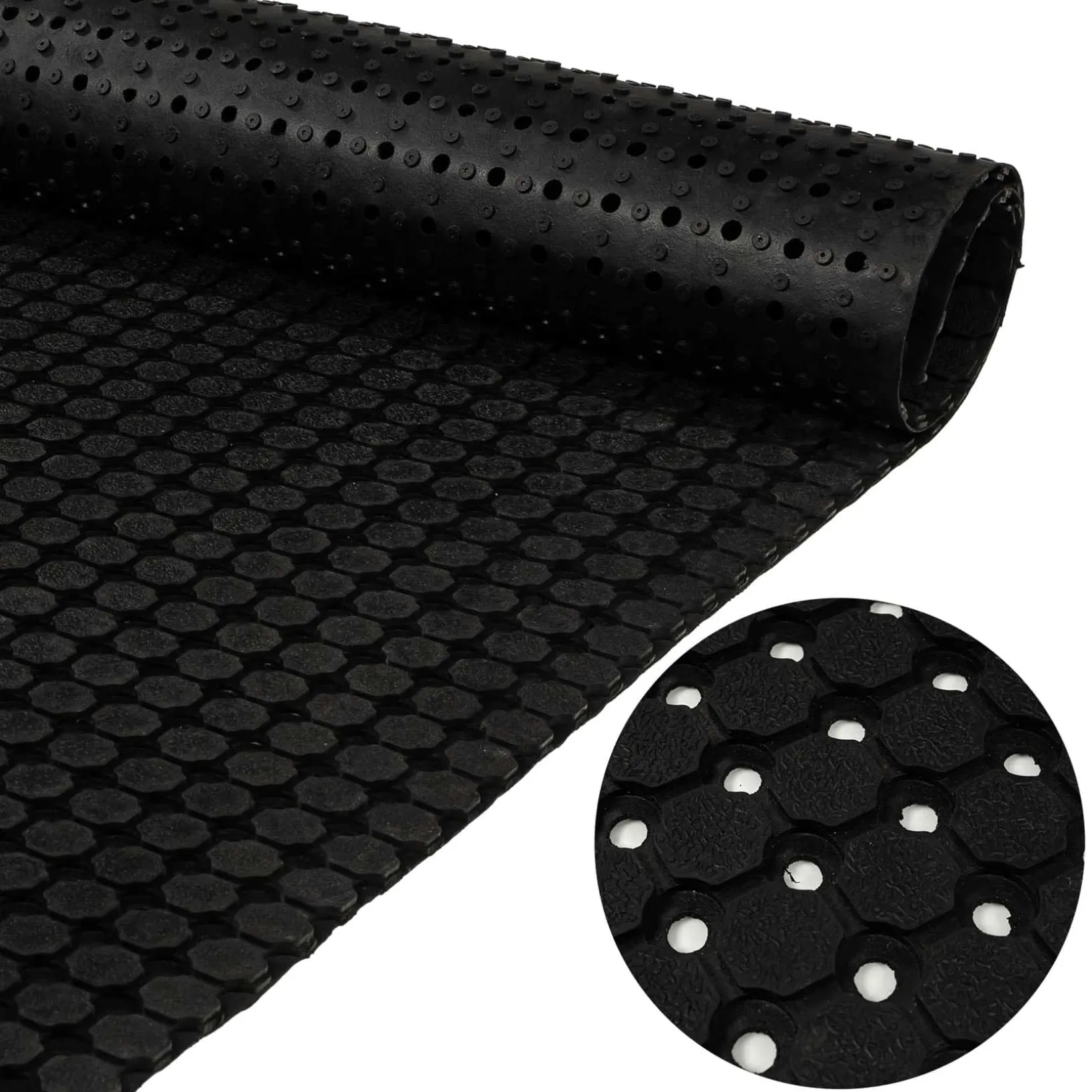 Gummimatte Lochmatte Antirutschmatte Wabenmatte Drainagematte Arbeitsplatzmatte 10mm