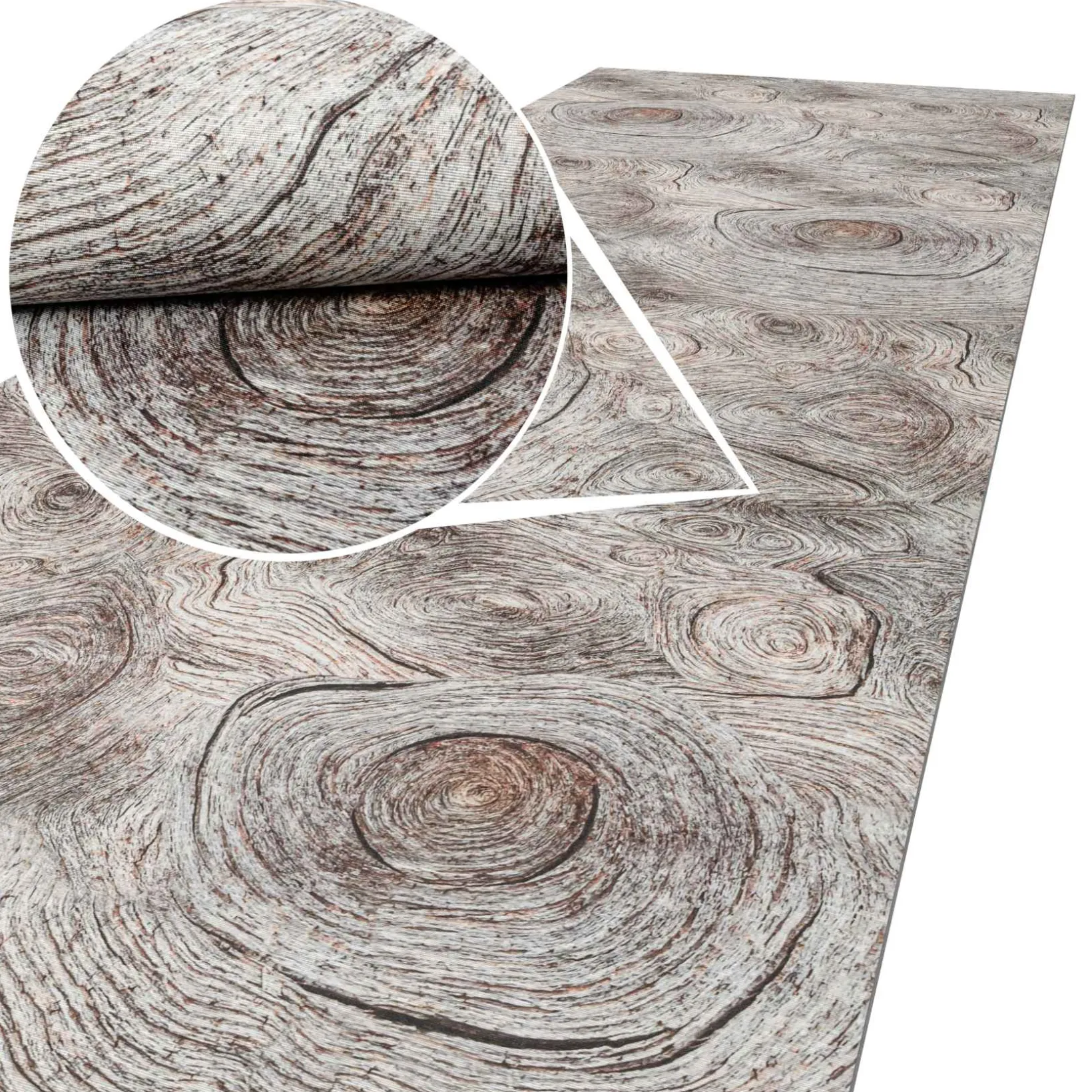 Küchenläufer Holzoptik Küchenteppich rutschfest Meterware