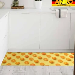 Küchenläufer Küchenteppich Läufer Flur Teppichläufer rutschfest Orangen