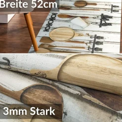 Küchenläufer Küchenteppich Läufer Flur Teppichläufer Sprinty Cucina New Mehrfarbig 50cm Breit