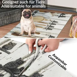 Küchenläufer Küchenteppich Läufer Flur Teppichläufer Sprinty Cucina New Mehrfarbig 50cm Breit