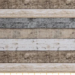 Küchenläufer Küchenteppich Läufer Flur Wood Industry Holz Braun Teppichläufer