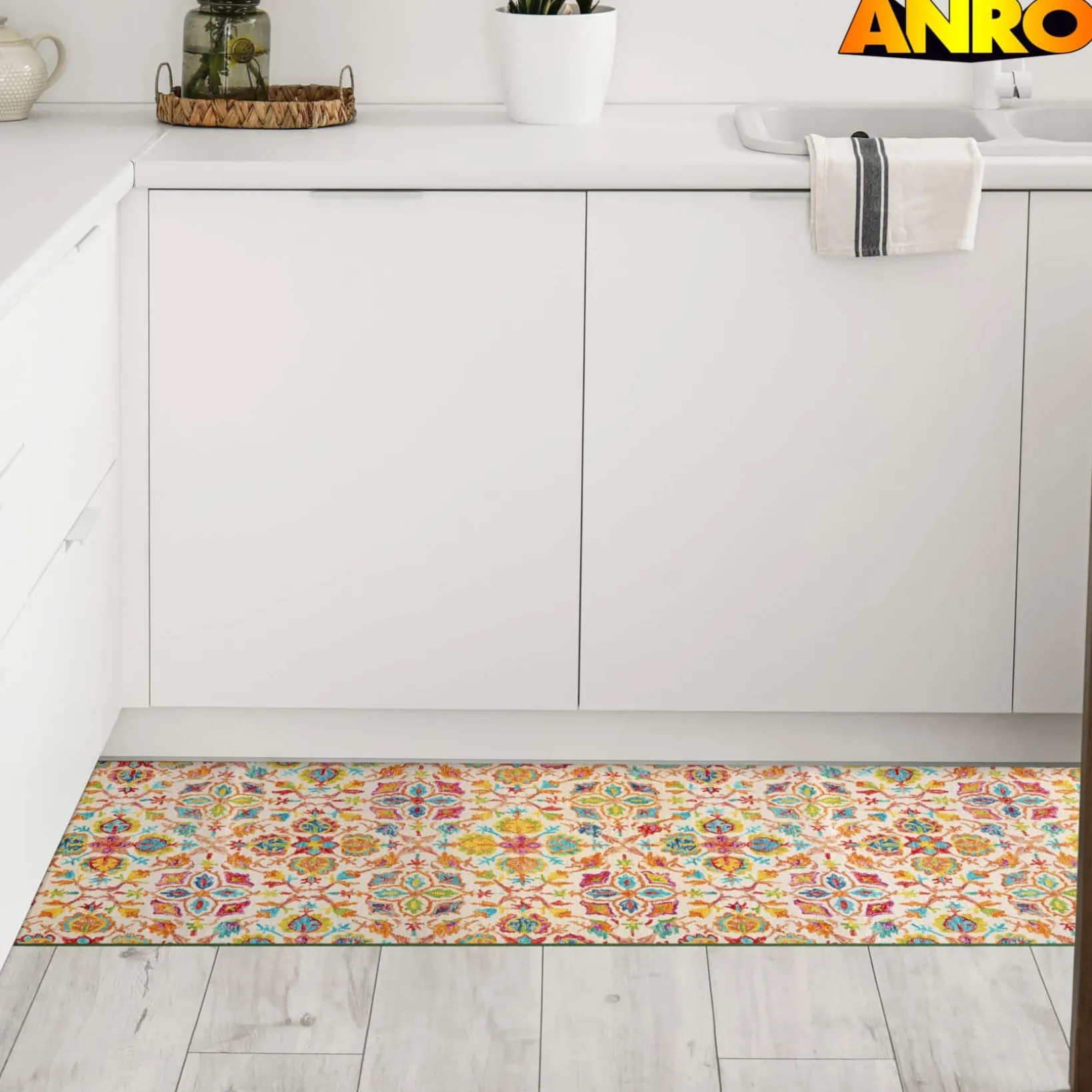 Küchenläufer Küchenteppich Läufer Flur Teppichläufer Sprinty Abbraccio 52cm Breite