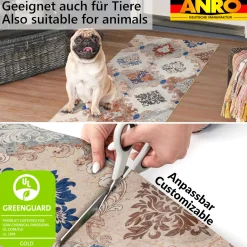 Küchenläufer Küchenteppich Läufer Flur Teppichläufer rutschfest Teppich Look