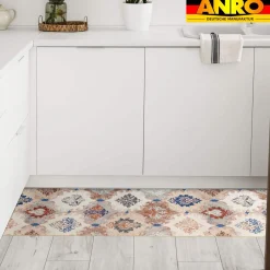 Küchenläufer Küchenteppich Läufer Flur Teppichläufer rutschfest Teppich Look