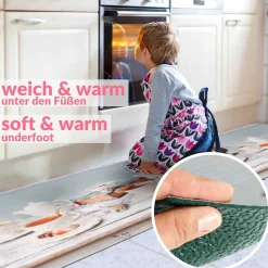 Küchenläufer Küchenteppich Läufer Flur Teppichläufer Sprinty Teezeit 52cm Breite