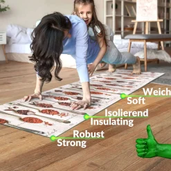Küchenläufer Küchenteppich Läufer Flur Teppichläufer Sprinty Schocko 52cm Breite