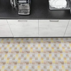 Küchenläufer Küchenteppich Läufer Flurteppich Mosaik Bunt Teppichläufer