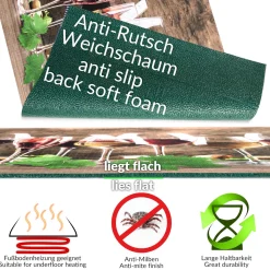 Küchenläufer Küchenteppich Läufer Flur Teppichläufer Sprinty Degustazioni 52cm Breite