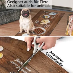 Küchenläufer Küchenteppich Läufer Flur Teppichläufer Sprinty Gelati Mehrfarbig 50cm Breit