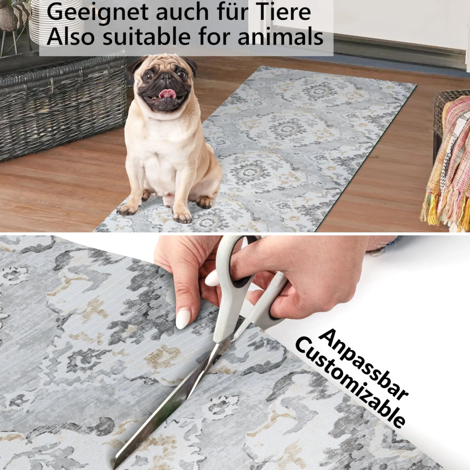 Küchenläufer Küchenteppich Läufer Flur Teppichläufer Sprinty Ofelia Lilla 50cm Breit