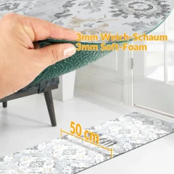 Küchenläufer Küchenteppich Läufer Flur Teppichläufer Sprinty Ofelia Lilla 50cm Breit