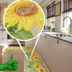 Küchenläufer Küchenteppich Läufer Flur Teppichläufer Sprinty Juta Mehrfarbig 50cm Breit