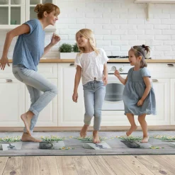 Küchenläufer Küchenteppich Läufer Flur Teppichläufer Sprinty Camomilla Grau 50cm Breit