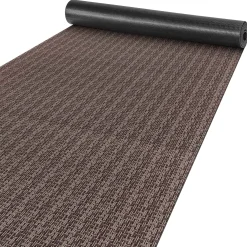 Küchenläufer Küchenteppich Läufer Flur Premium 3-Schicht Flechtoptik Braun