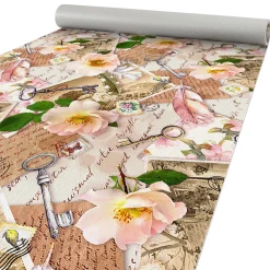 Küchenläufer Küchenteppich Läufer Flur Teppichläufer Vintage Beige 80cm Breit