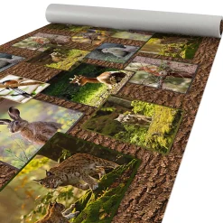 Küchenläufer Küchenteppich Läufer Flur Teppichläufer Vintage Beige 80cm Breit