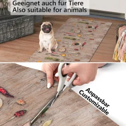 Küchenläufer Teppich Läufer Flurteppich waschbar rutschfest Spicy Breite 65cm