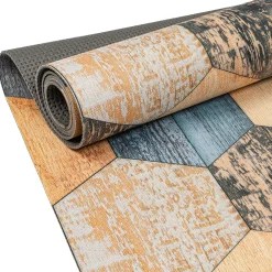 Küchenläufer Teppich Läufer Flurteppich waschbar rutschfest Modern Breite 65cm