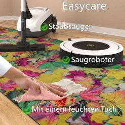 Küchenläufer Teppich Läufer Herbst Flurteppich waschbar rutschfest