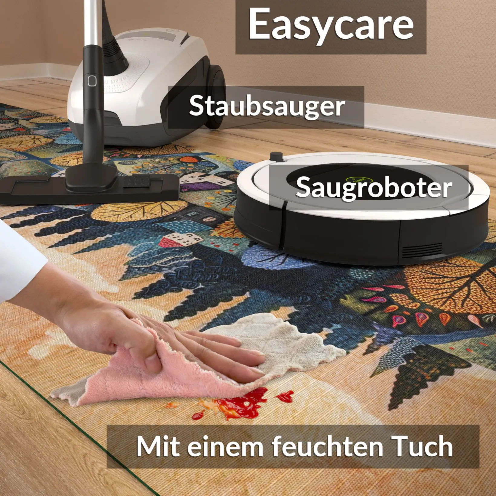 Küchenläufer Teppichläufer Läufer Flur Küchenteppich rutschfest pflegeleicht Olvian Breite 52cm