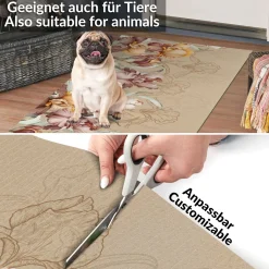 Küchenläufer Teppichläufer Läufer Flur Küchenteppich rutschfest pflegeleicht Tavero Breite 52cm