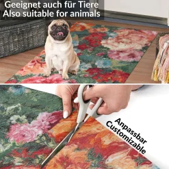 Küchenläufer Teppichläufer Läufer Flur Küchenteppich rutschfest pflegeleicht Ardina Breite 52cm