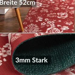 Küchenläufer Teppichläufer Läufer Flur Küchenteppich rutschfest pflegeleicht Velora Breite 52cm