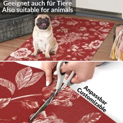 Küchenläufer Teppichläufer Läufer Flur Küchenteppich rutschfest pflegeleicht Velora Breite 52cm