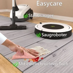 Küchenläufer waschbar Küchenteppich rutschfest Sprinty Holz Grau 52cm Breite