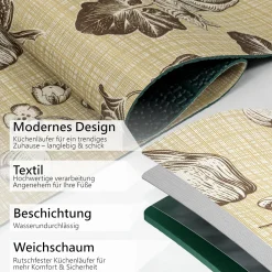 Küchenläufer waschbar Küchenteppich rutschfest Sprinty Farm 52cm Breite