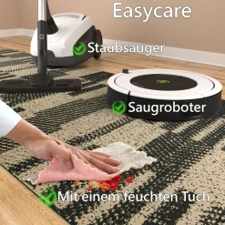 Küchenläufer waschbar Küchenteppich rutschfest Sprinty Barcode 52cm Breite
