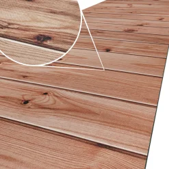 Küchenläufer waschbar Küchenteppich rutschfest Sprinty Holz Braun 52cm Breite