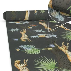 Küchenläufer waschbar Textil + PVC Küchenteppich rutschfest Sprinty Indonesia Mattone Rot 50cm Breit
